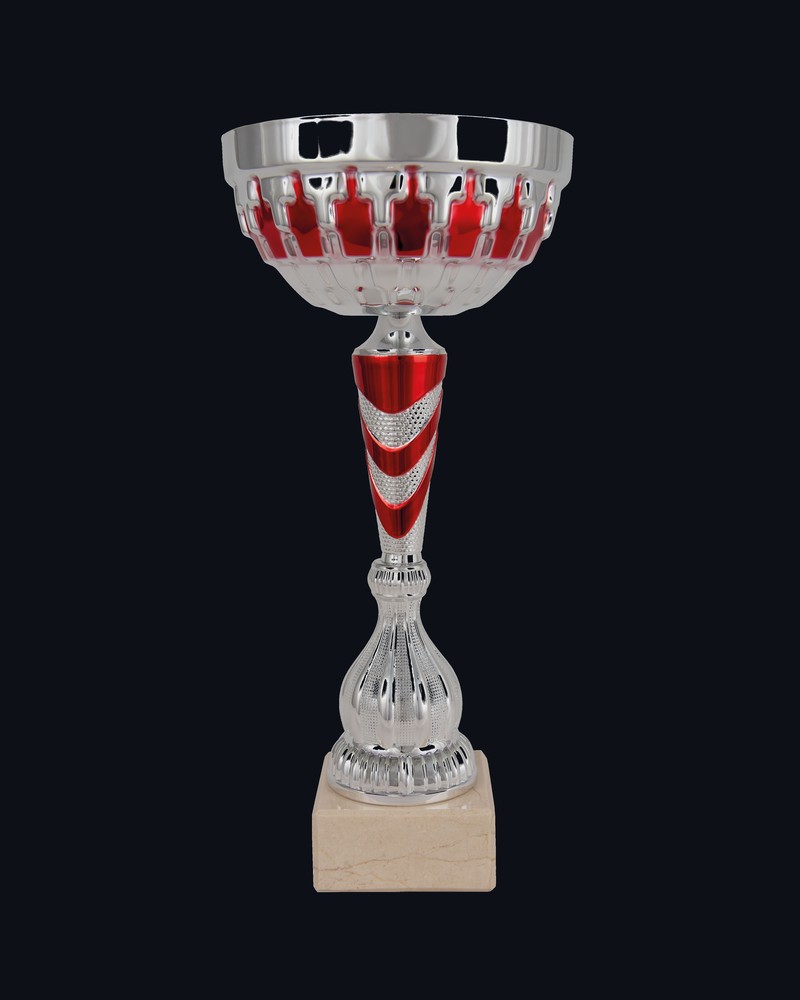 Copa Nudo Plata y Rojo