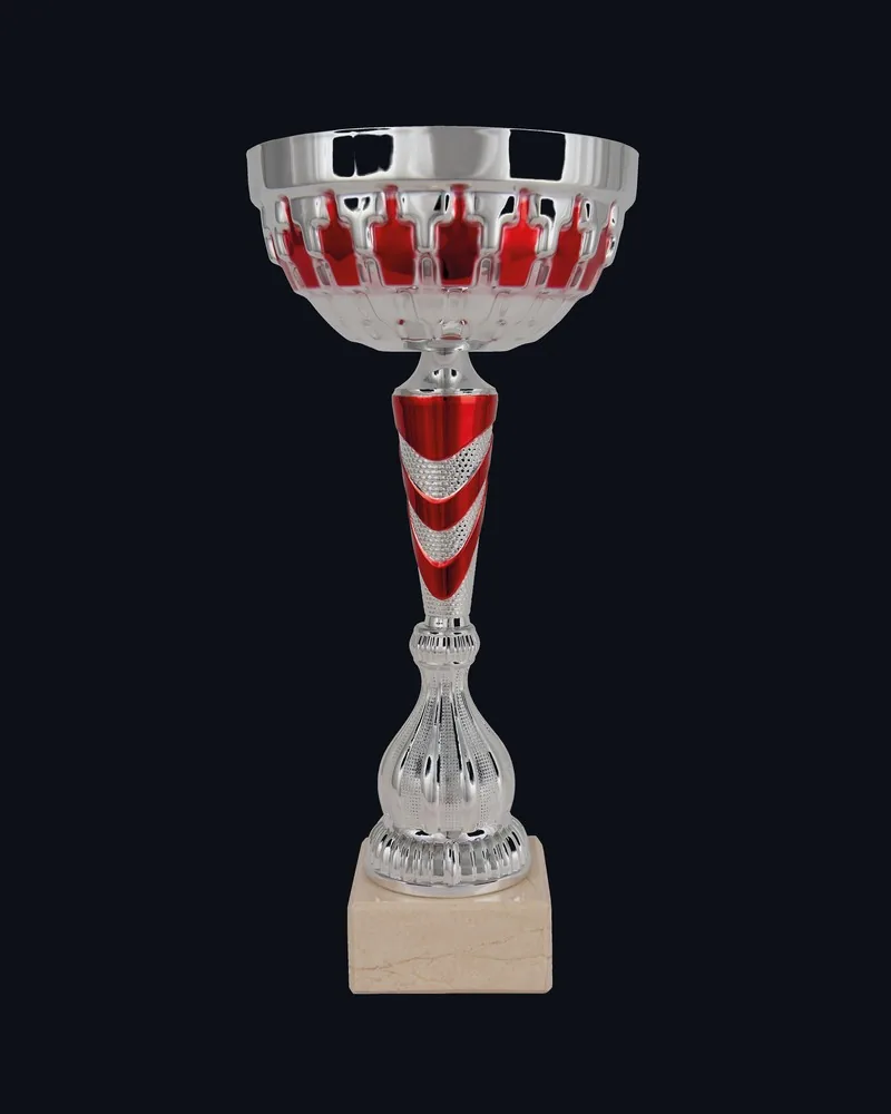 Copa Nudo Plata y Rojo