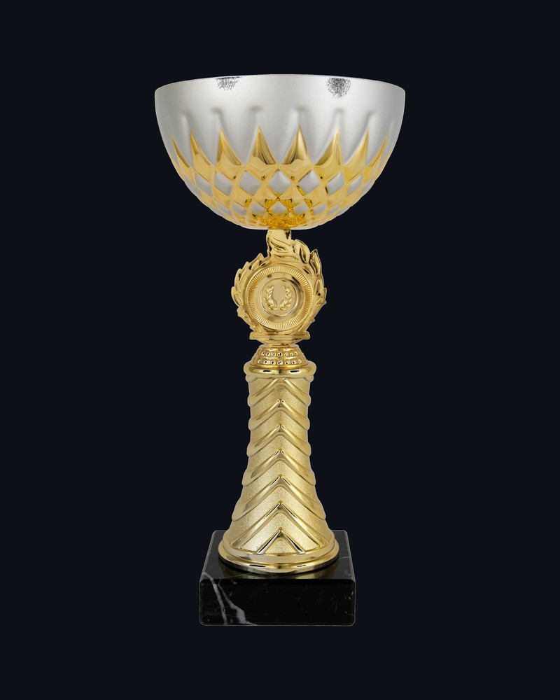 Copa Rombo Plata y Oro Mate