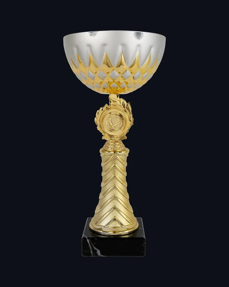 Copa Rombo Plata y Oro Mate