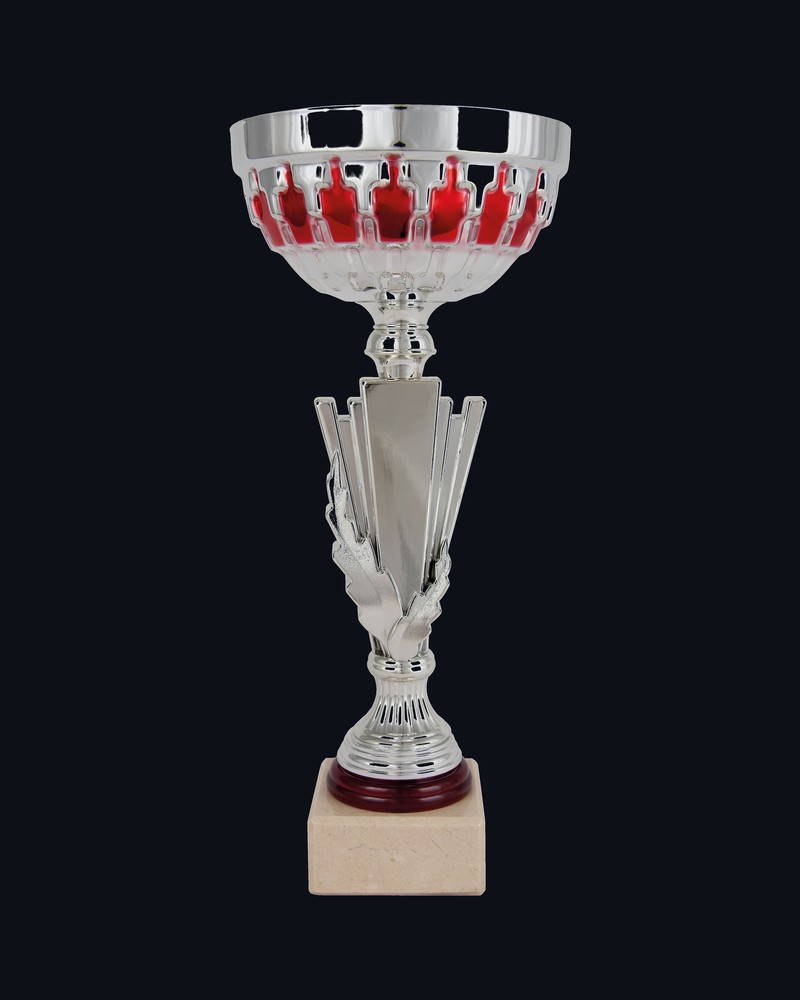 Copa Espiga Plata y Rojo