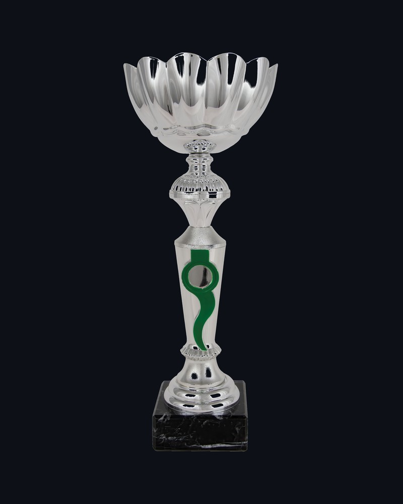 Copa Flor Columna Cinta Verde