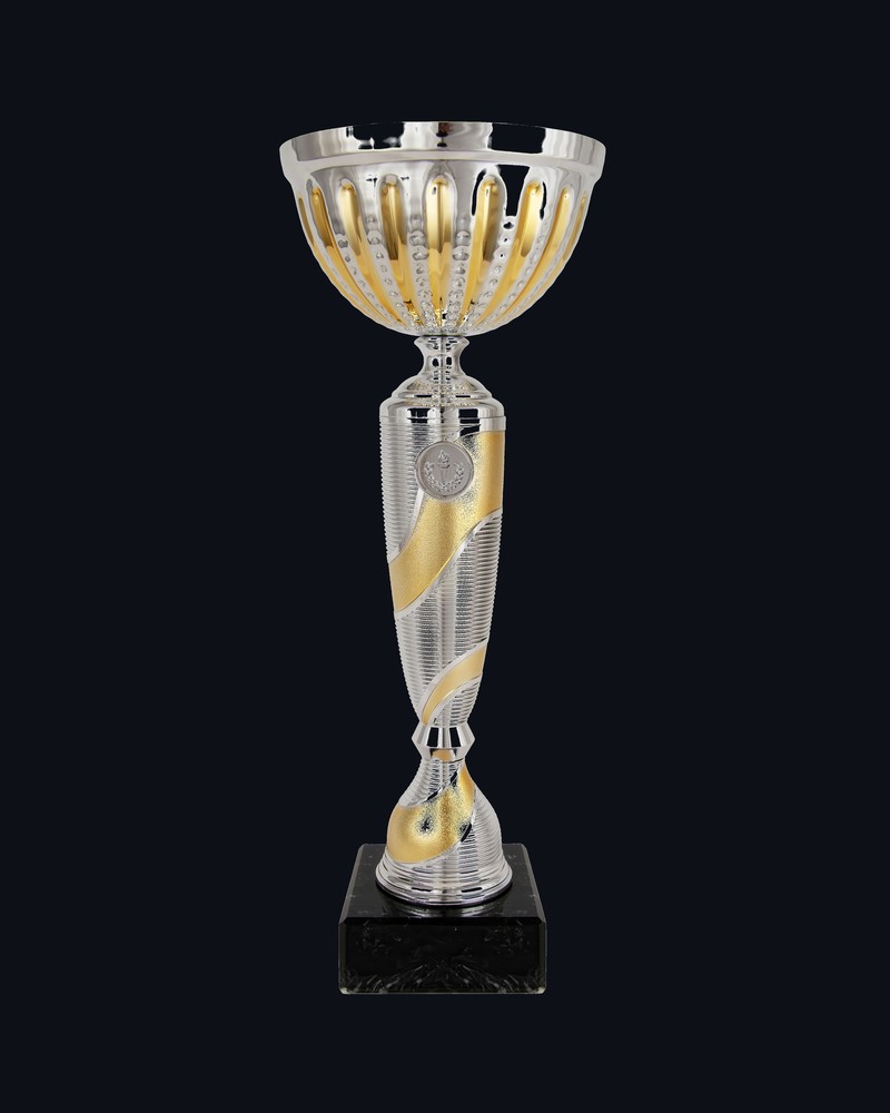 Copa Columnas Cinta Dorada