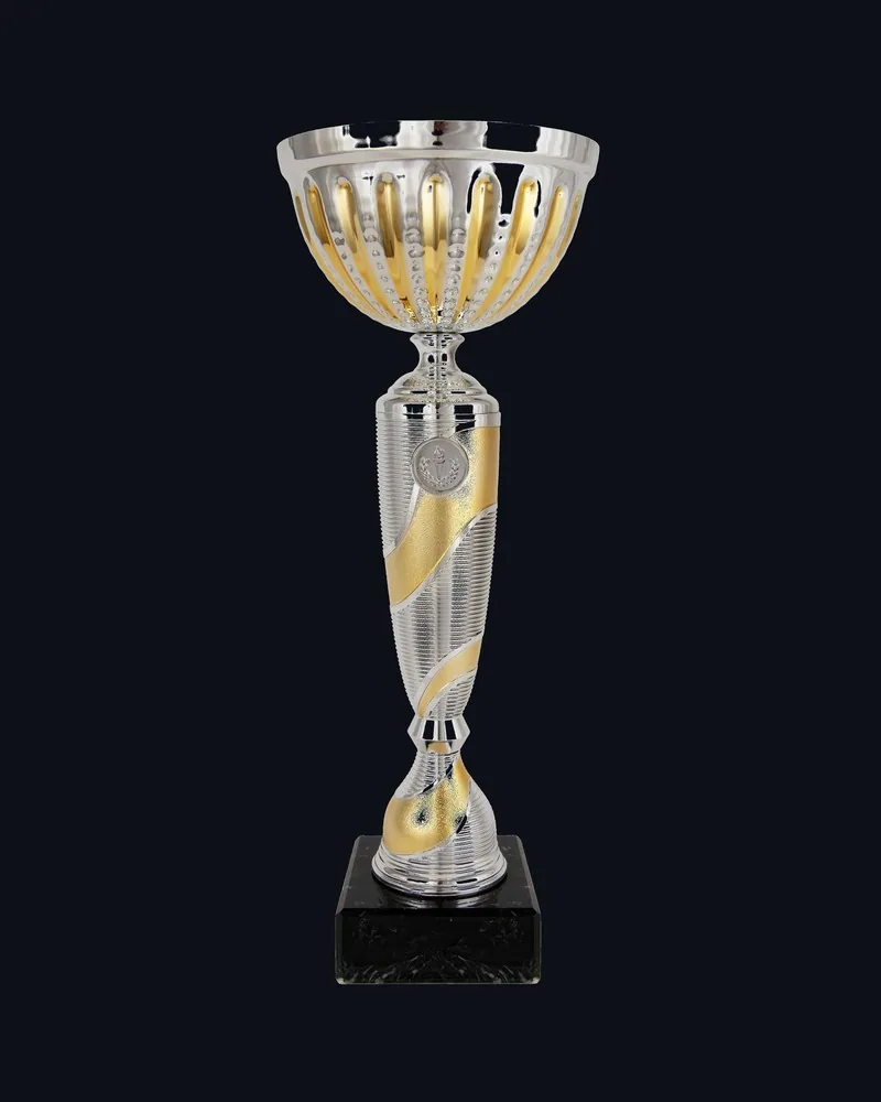 Copa Columnas Cinta Dorada