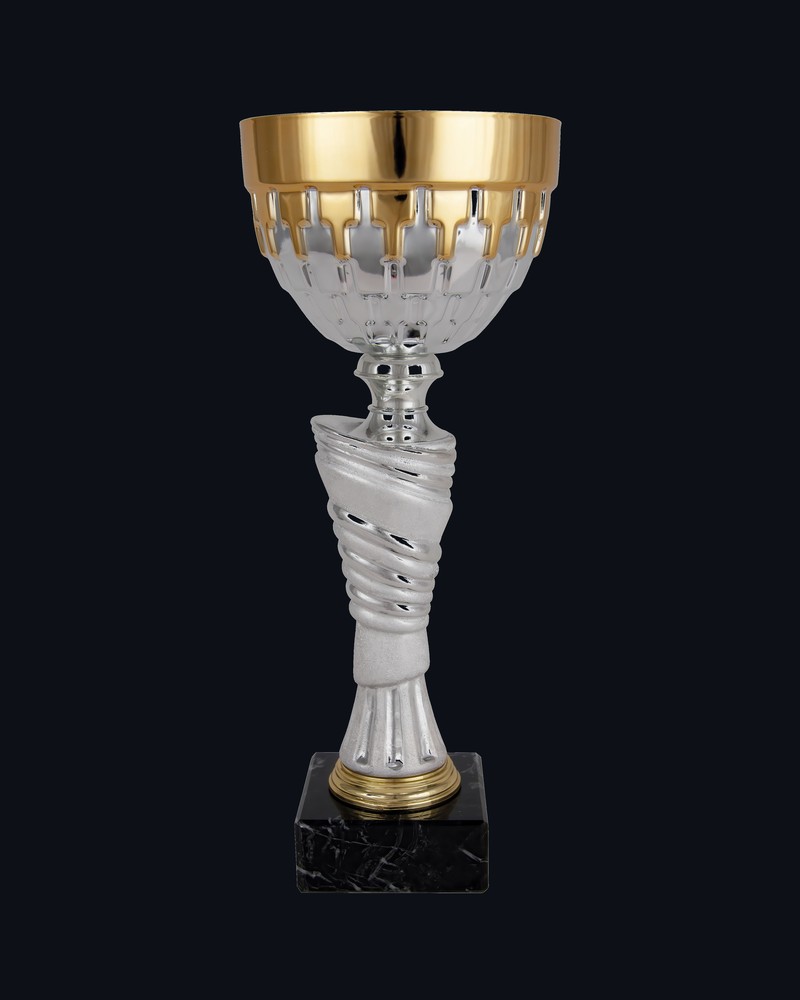 Copa Cerámica Oro y Plata