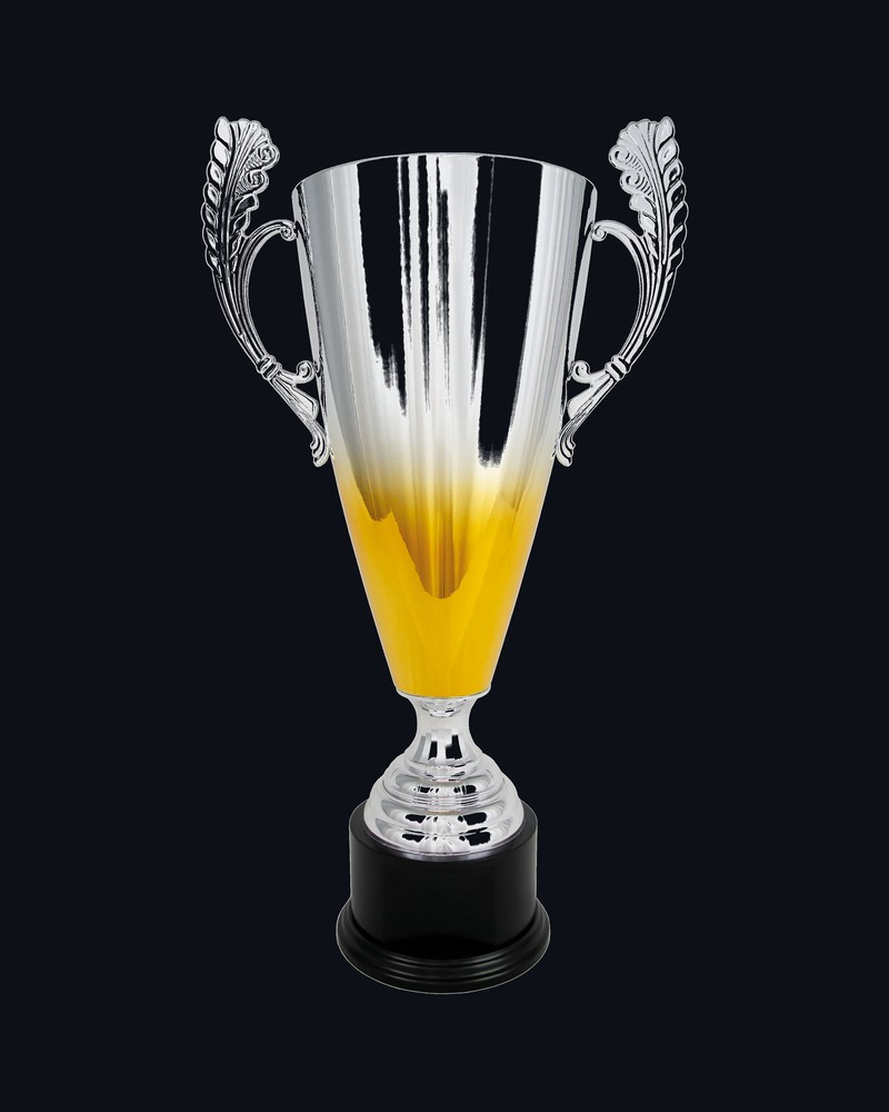 Copa Cono Difuminado Oro con Asas