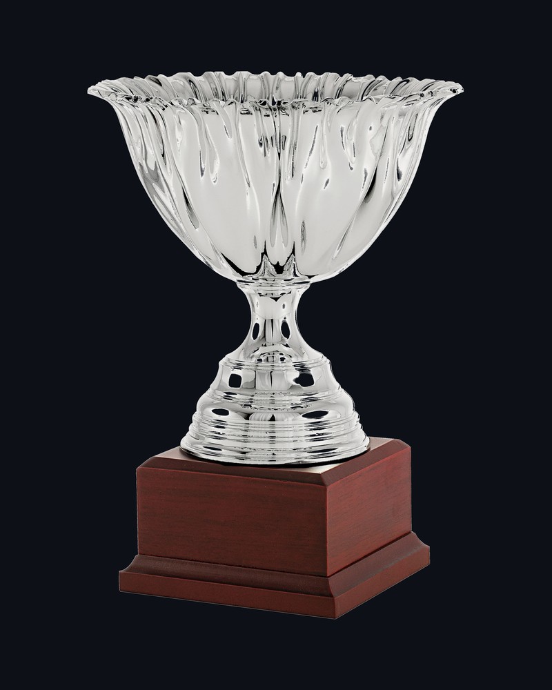 Copa Abierta con Asas Base Madera