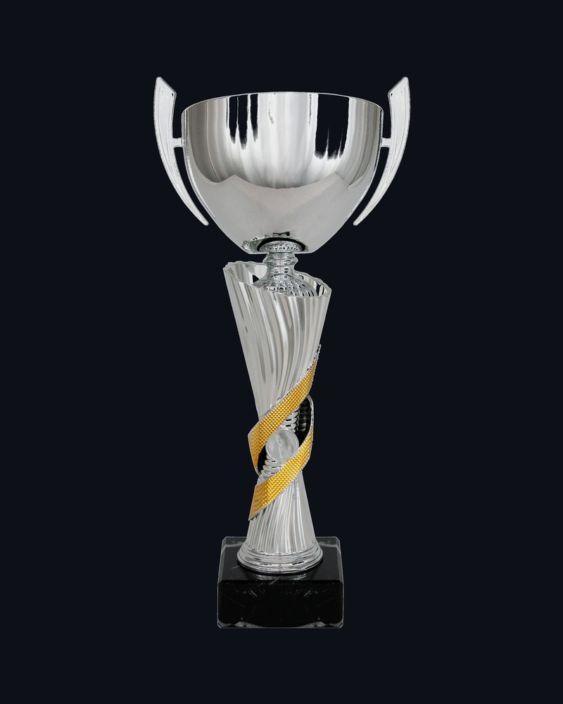 Copa Lisa con Asas Columna Cintas