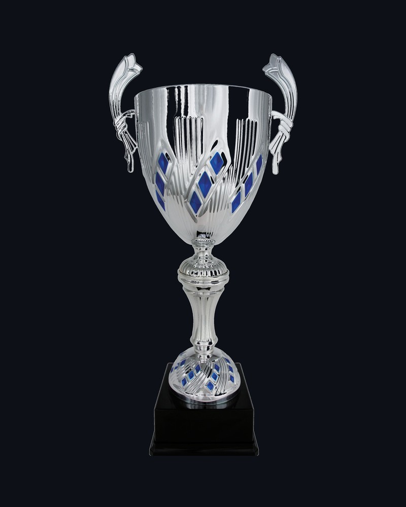 Copa Cono Asas Linea Rombo Azul