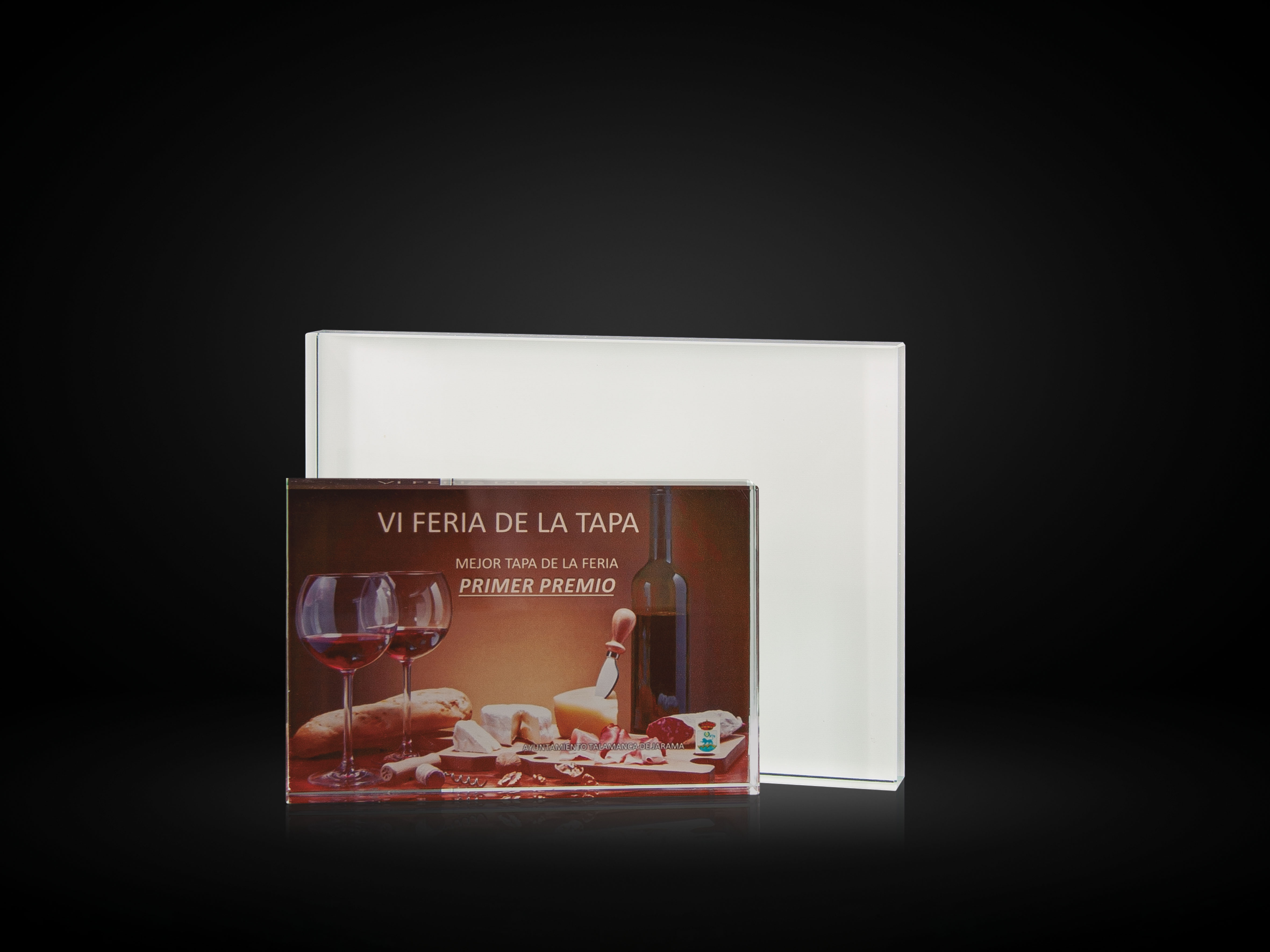 Placa Cristal Sublimación