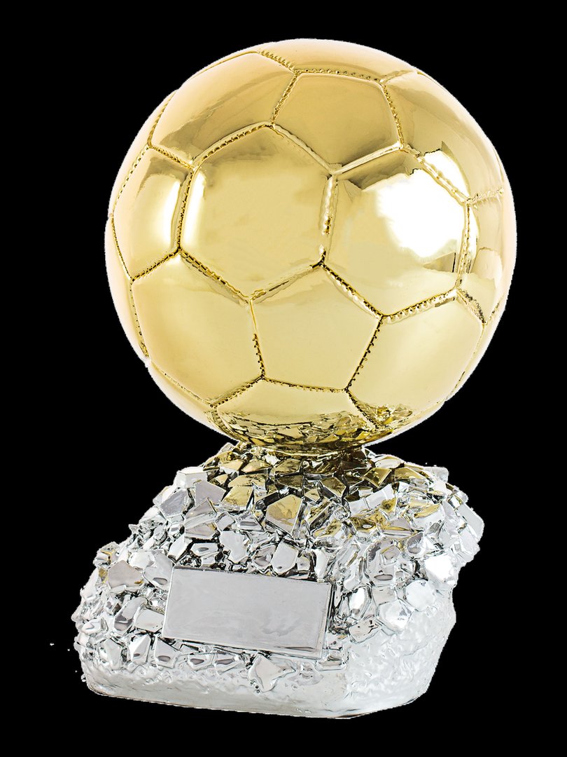 Balón de fútbol oro y plata - Ref 6477