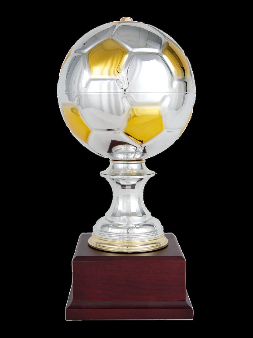 Balón de fútbol oro y plateado - Ref 6479
