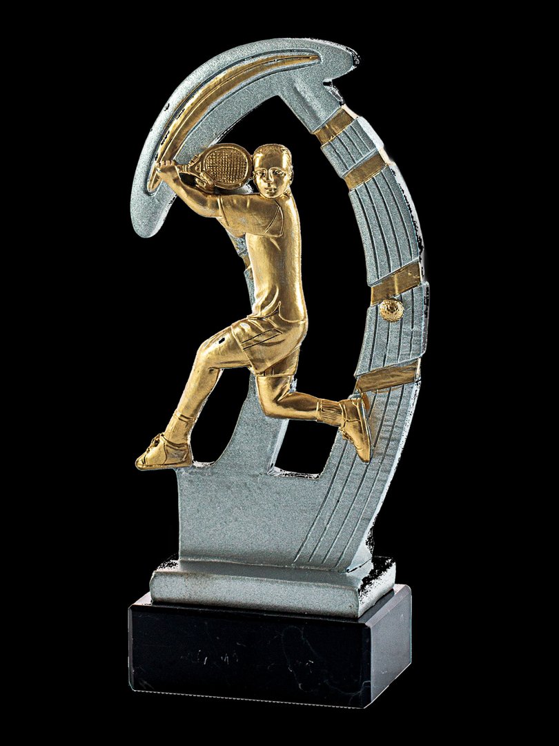Trofeo de tenis dorado y plateado - Ref 6550