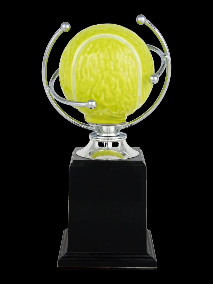 Pelota de tenis en metal fundido - Vista principal