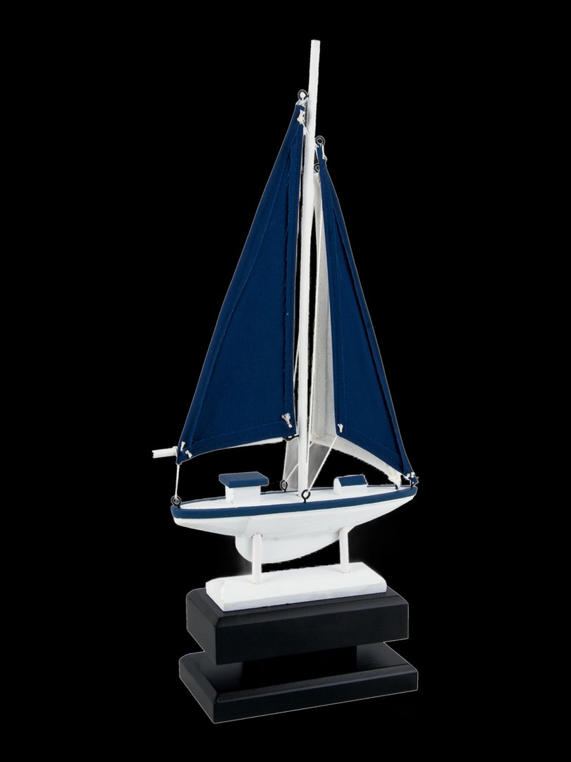 Velero azul y blanco - Ref 6660