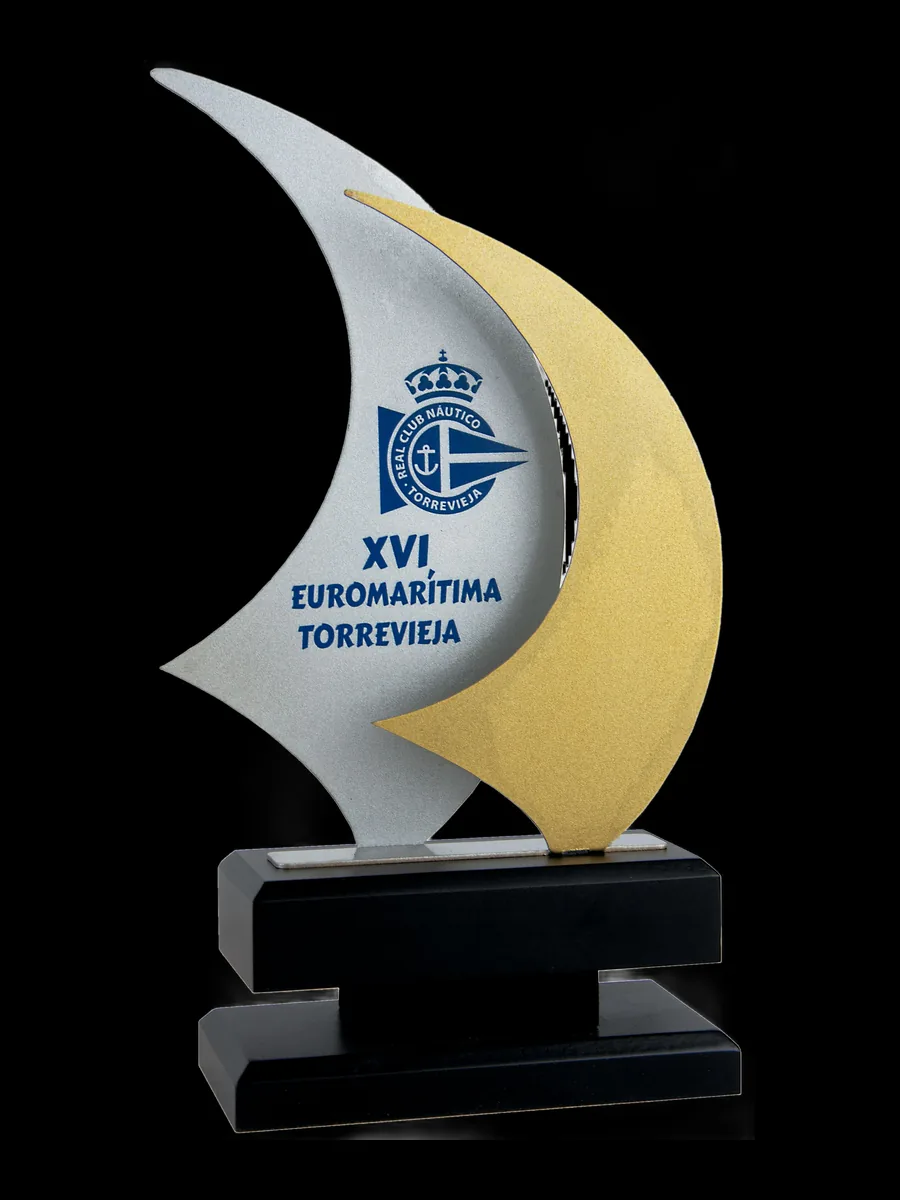 Trofeo náutico oro y plata - Vista principal