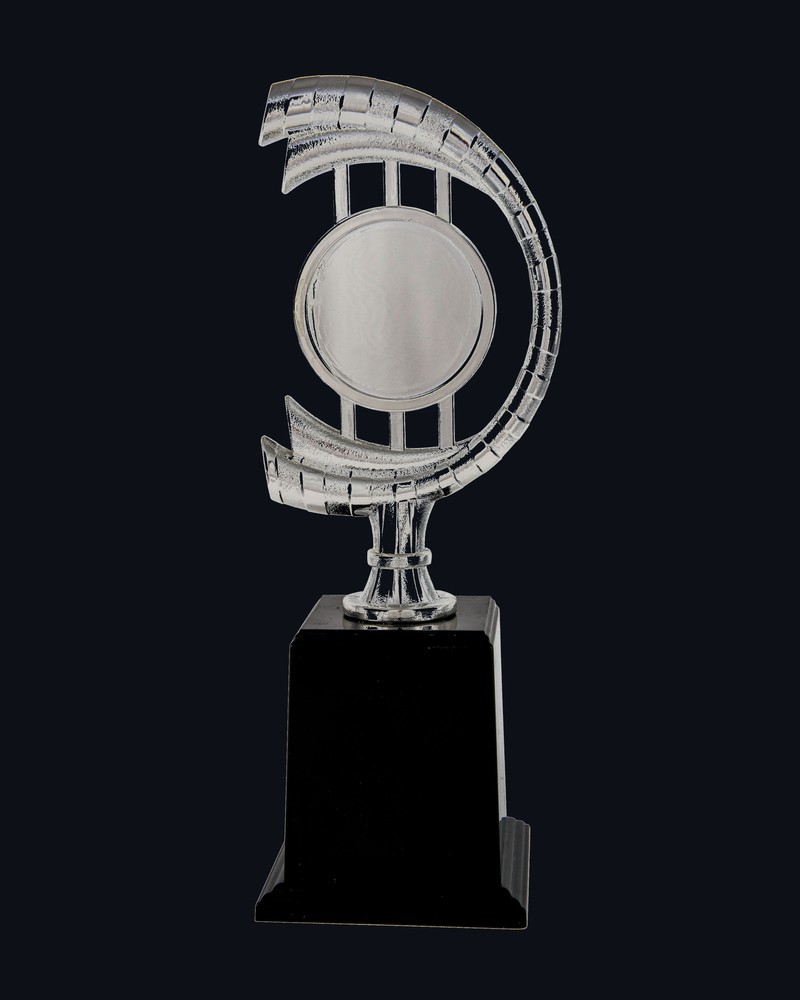 Trofeo Semicírculo Plateado