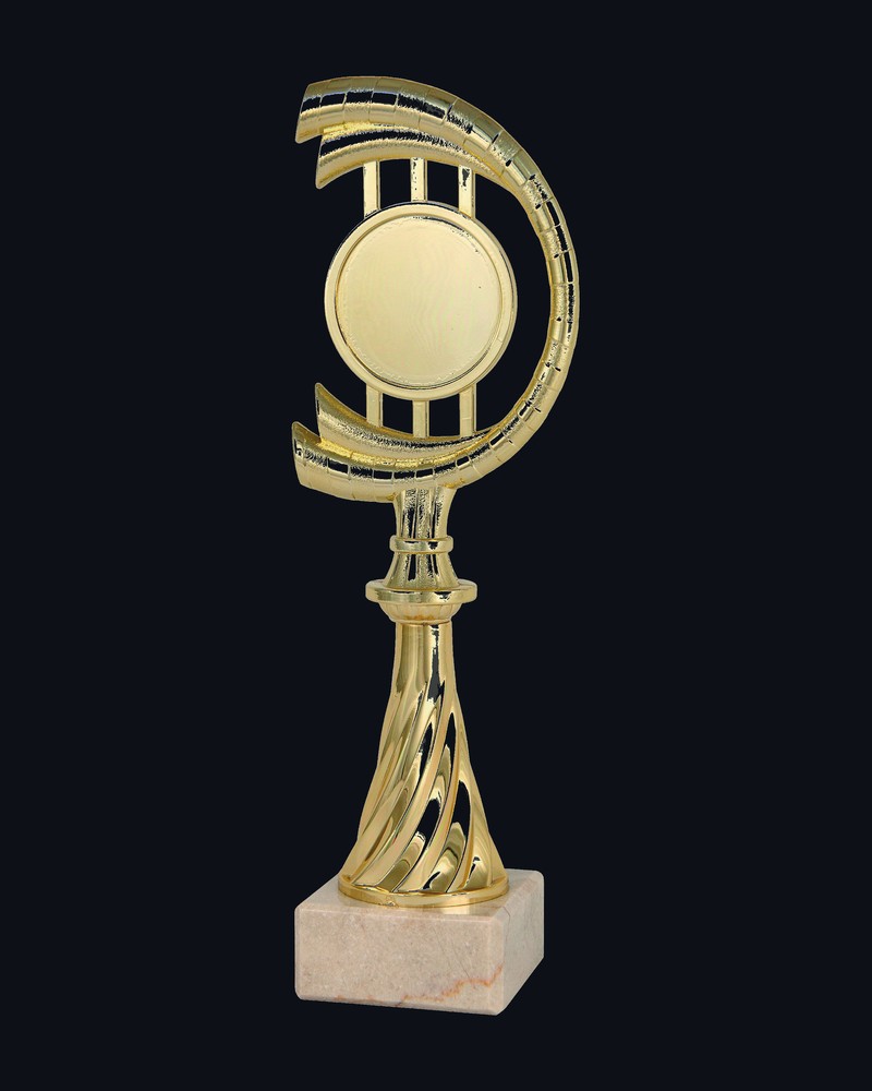 Trofeo Semicírculo Dorado