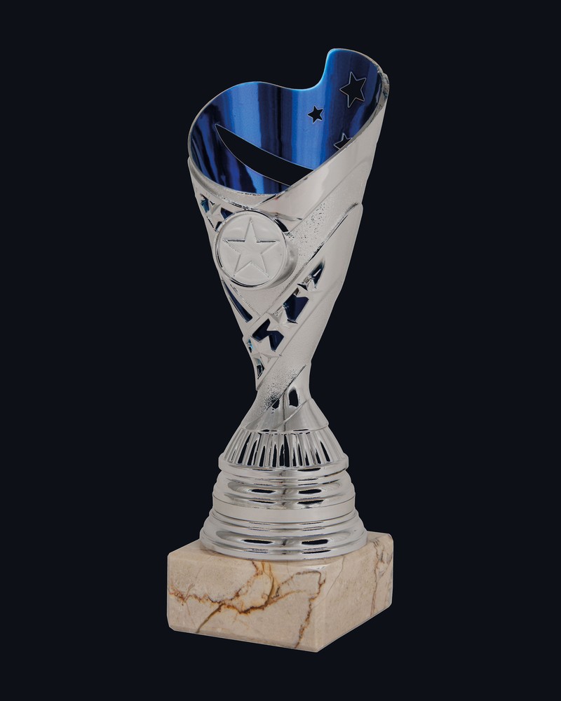 Copita Estrellas Azul y Plata