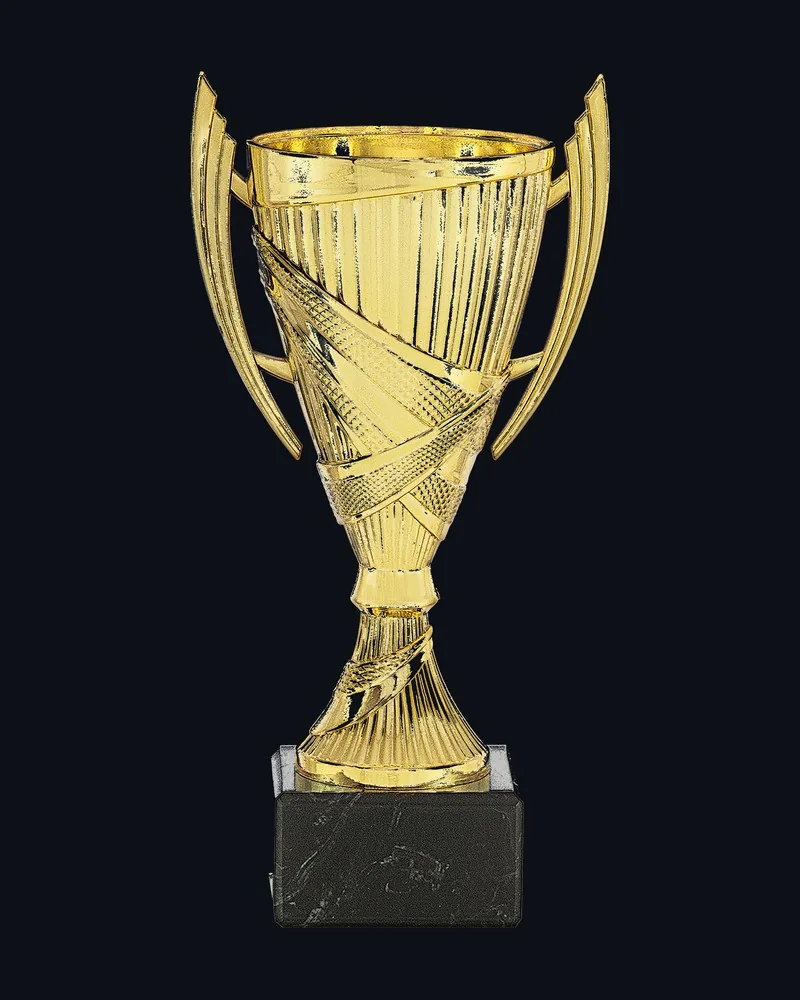 Copa Mini Dorada Asas Estriadas