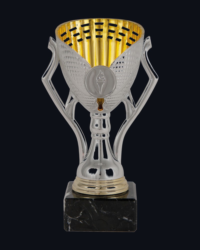 Copita Portadiscos Oro y Plata