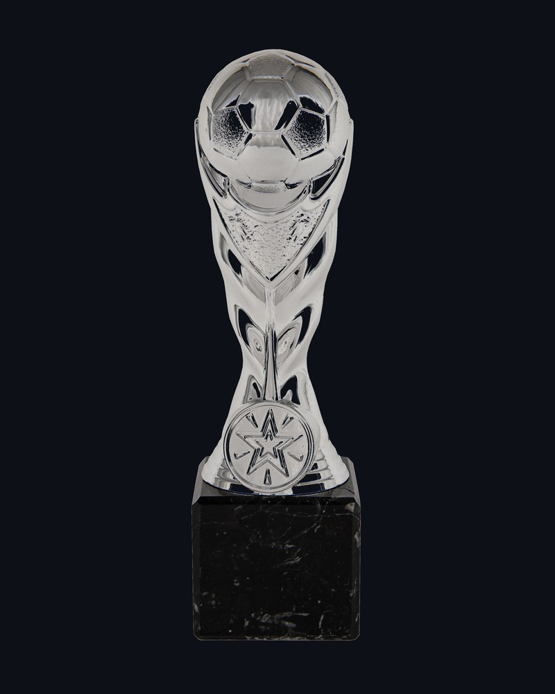 Trofeo Balón de Fútbol Plata